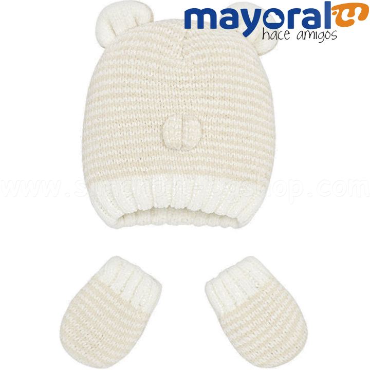 Mayoral Boys Pătuț copil cu urechi și mănuși 18-09902-0