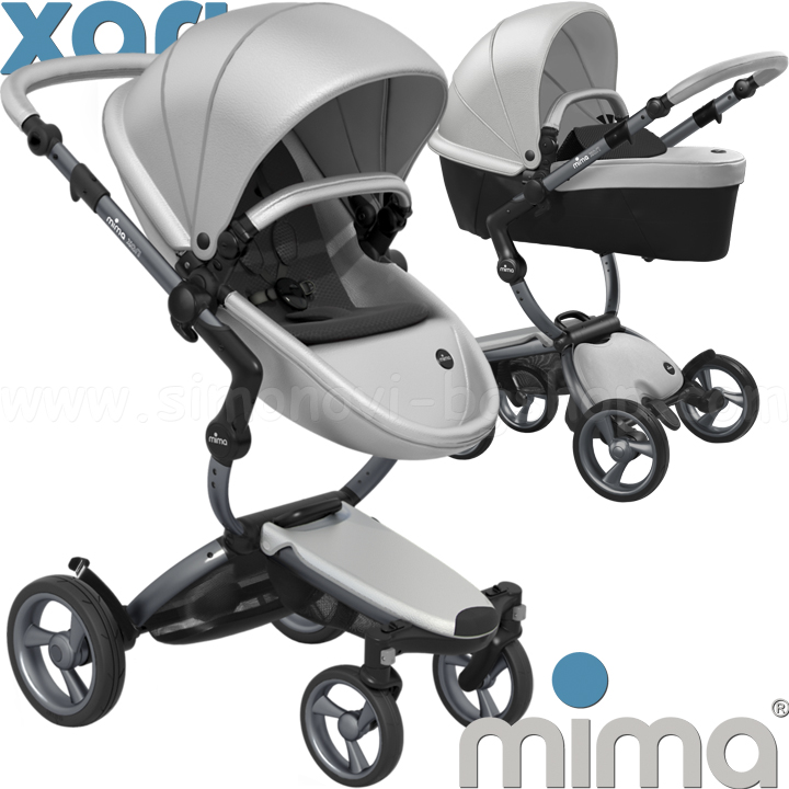 Mima Xari Argento Бебешка количка 2в1 Graphite Grey/ Black Mima Xari Argento Бебешка количка 2в1 Graphite Grey/ Black