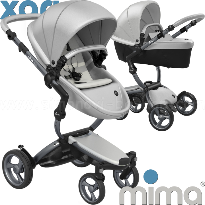 Mima Xari Argento Бебешка количка 2в1 Graphite Grey/ Stone White Mima Xari Argento Бебешка количка 2в1 Graphite Grey/ Stone White