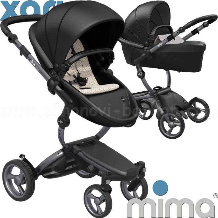 Mima Xari Black Комбинирана количка 2в1 Graphite Grey/ Sandy Beige Mima Xari Black Комбинирана количка 2в1 Graphite Grey/ Sandy Beige