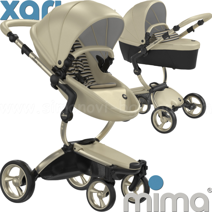 MimaXari Champagne   21 Champagne/ Beige Stripes