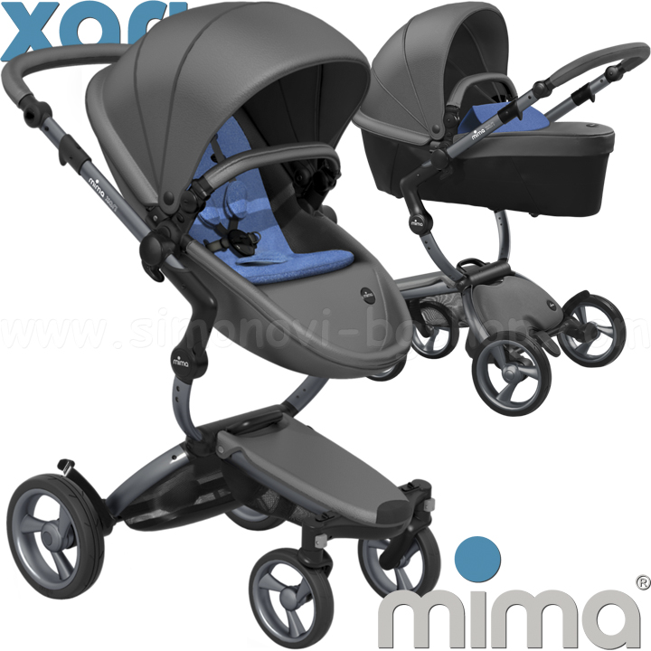 Mima - ambulant Xari Cool Grey Graphite Grey/ Denim Blue Mima - ambulant Xari Cool Grey Graphite Grey/ Denim Blue