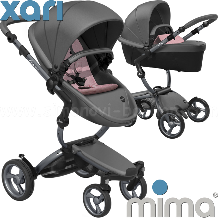 Mima - ambulant Xari Cool Grey Graphite Grey/ Pixel Pink Mima - ambulant Xari Cool Grey Graphite Grey/ Pixel Pink
