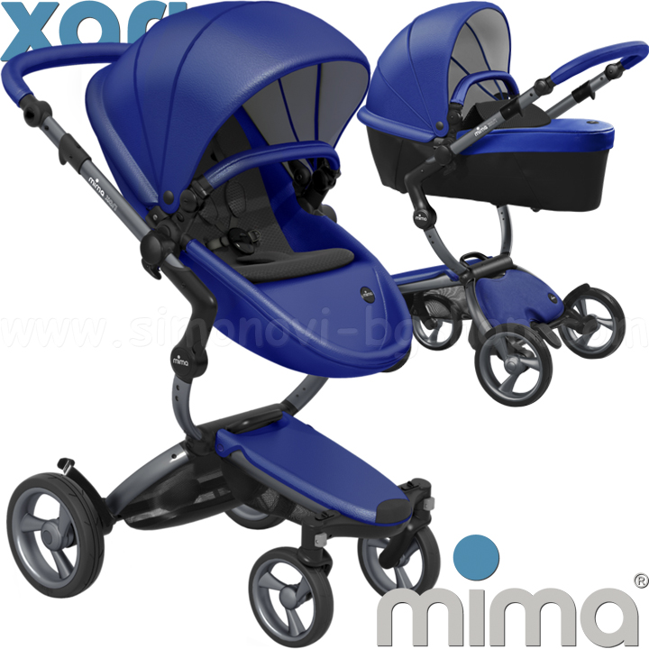 Mima - Stroller Xari Royal Blue Graphite Grey/ Black Mima - Stroller Xari Royal Blue Graphite Grey/ Black