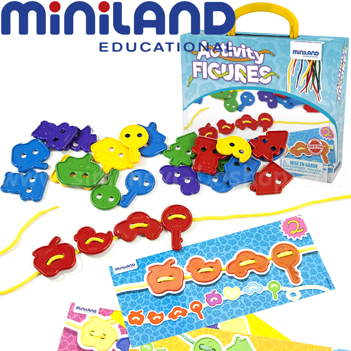 Miniland Activity Figures Комплект фигури за нанизване 45302 Miniland Activity Figures Комплект фигури за нанизване 45302