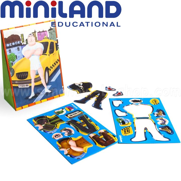 Miniland Daily Heroes Игрален комплект Шофьор на такси 454135 Miniland Daily Heroes Игрален комплект Шофьор на такси 454135