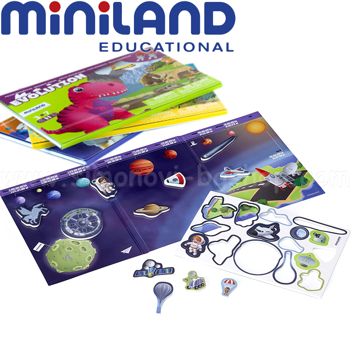 Miniland On The Go Descoperiți jocul Magnetic Space Trip 17 Pieces 319748