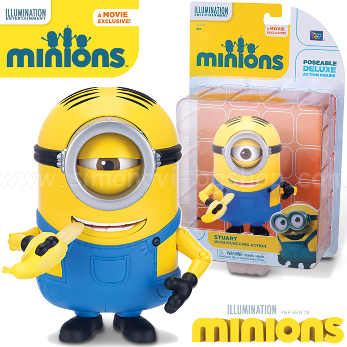 ** MINIONS DELUXE action figures minion STUART