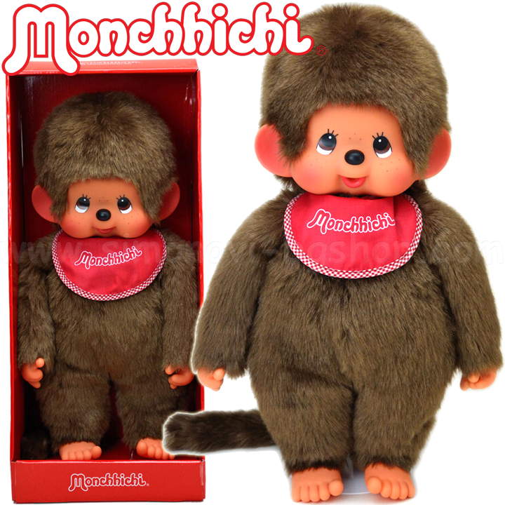 Monchhichi® Classic Boy Red Plush monkey Boy 45cm. 255410 Monchhichi® Classic Boy Red Plush monkey Boy 45cm. 255410
