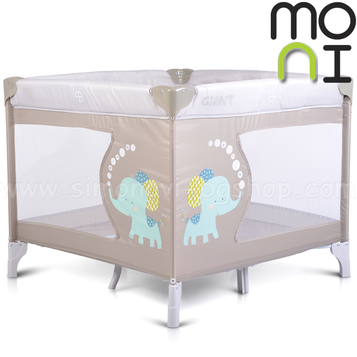 * 2021 Moni Baby cot for playing GIANT Beige