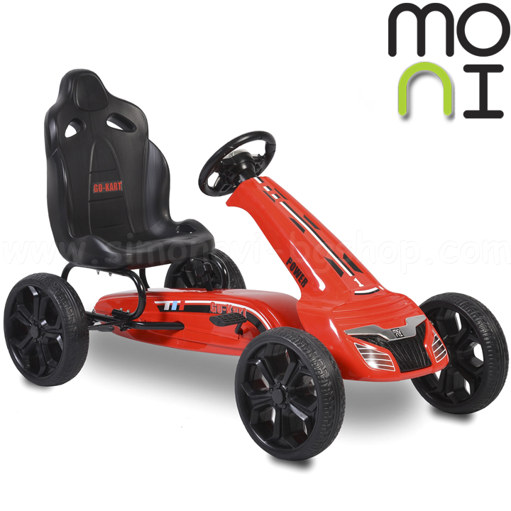 * Cărucior Moni Karting cu pedale Olympus Red