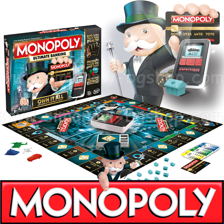 ** Hasbro Monopoly Ultimate Banking Monopoly Banking B6677
