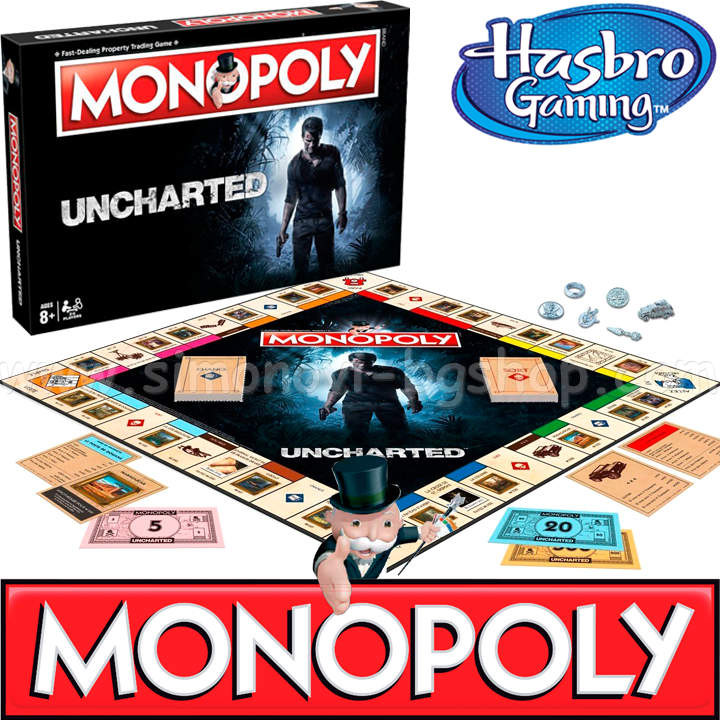 Jocul de jocuri de noroc Hasbro Monopoly - Uncharted WM01892
