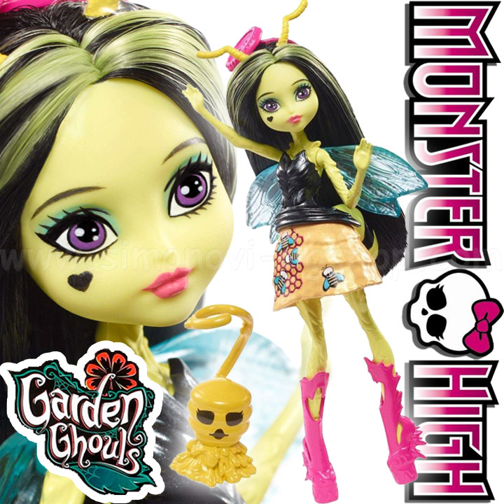 *Monster High® Garden Ghouls™ Кукла с крила Бейтрис FCV49 *Monster High® Garden Ghouls™ Кукла с крила Бейтрис FCV49