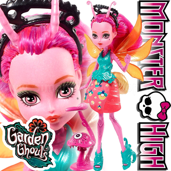 *Monster High® Garden Ghouls™ Кукла с крила Лумина FCV50 *Monster High® Garden Ghouls™ Кукла с крила Лумина FCV50