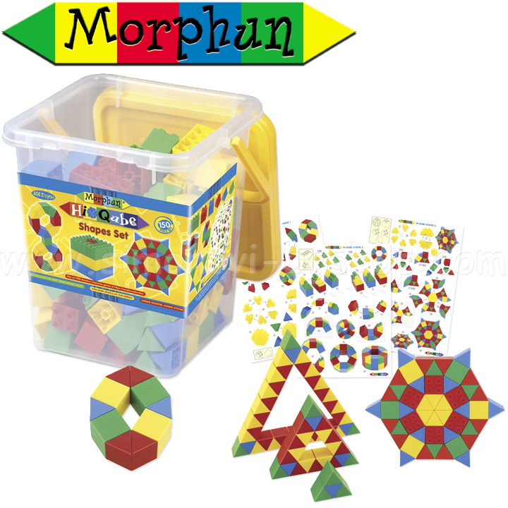 * Morphun STEM Constructor Hi-Qube Colors and Shapes 150h. 20067436
