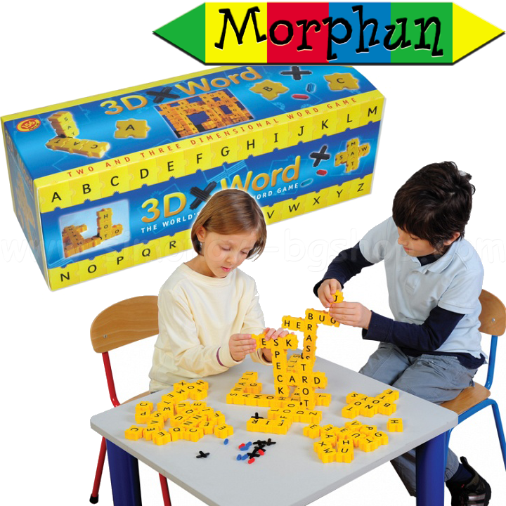 Morphun Constructor 3D WORD 156 parts with English letters 42 031
