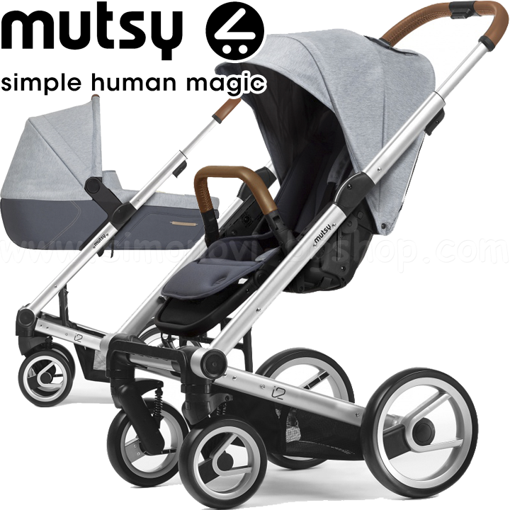Mutsy Комбинирана количка 2в1 i2 Pure Standart Cloud Mutsy Комбинирана количка 2в1 i2 Pure Standart Cloud