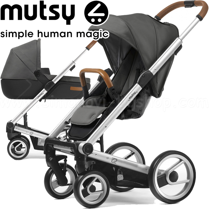 Mutsy Комбинирана количка 2в1 i2 Urban Nomad Standart Dark Grey Mutsy Комбинирана количка 2в1 i2 Urban Nomad Standart Dark Grey