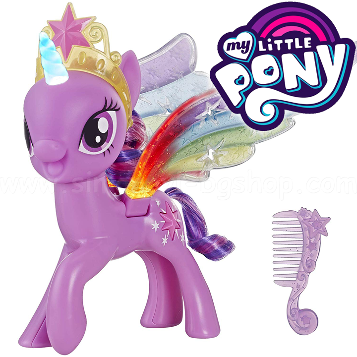 *My Little Pony Светещо пони с цветни крила Twilight Sparkle E2928 Hasbro *My Little Pony Светещо пони с цветни крила Twilight Sparkle E2928 Hasbro