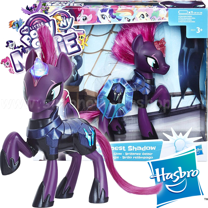 *My Little Pony The Movie Светещо и белстящо пони Tempest Shadow E2514 Hasbro *My Little Pony The Movie Светещо и белстящо пони Tempest Shadow E2514 Hasbro