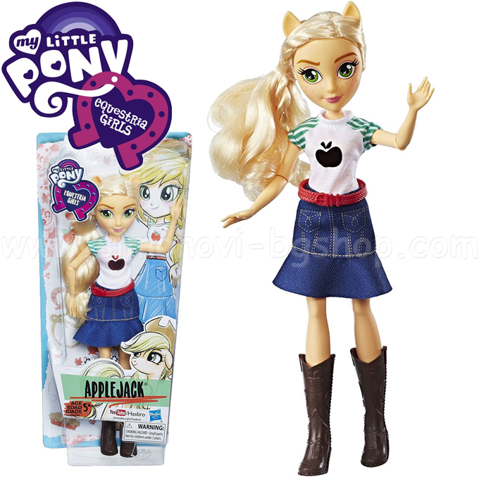 * Micul meu ponei Equestria Girls Classic Style Pony Pony Applejack E0348