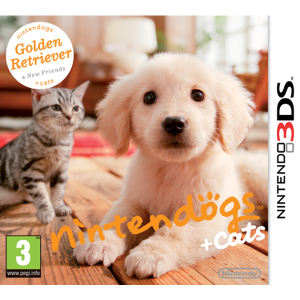 Nintendo 3DS Nintendo   Nintendogs + Cats Golden