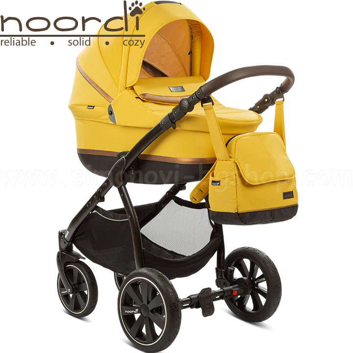 Noordi Sole Бебешка количка 2в1 Жълта Col.827 Noordi Sole Бебешка количка 2в1 Жълта Col.827