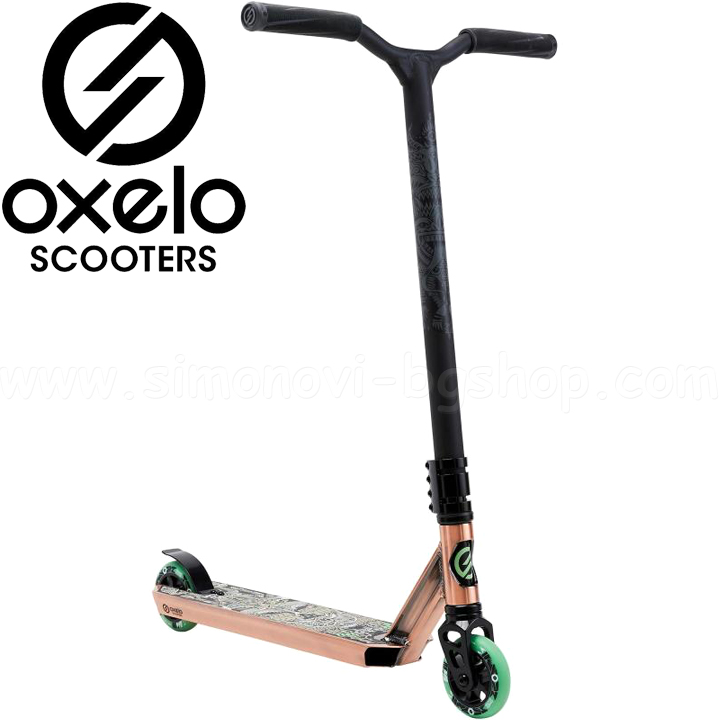 Oxelo Тротинетка за трикове Freestyle MF1.8 Brown до 100кг. 8528108 Oxelo Тротинетка за трикове Freestyle MF1.8 Brown до 100кг. 8528108