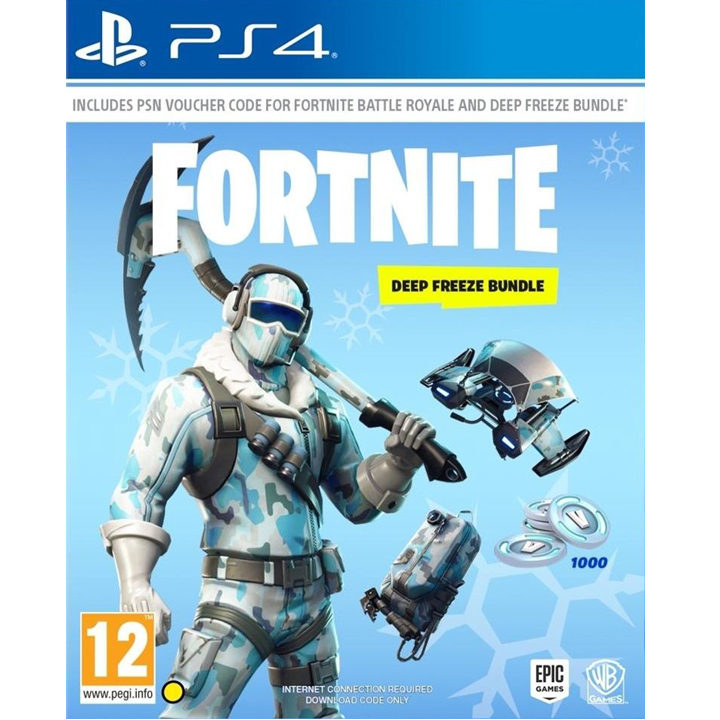 PS4 Плейстейшън игра Fortnite - Deep Freeze Bundle PS4 Плейстейшън игра Fortnite - Deep Freeze Bundle