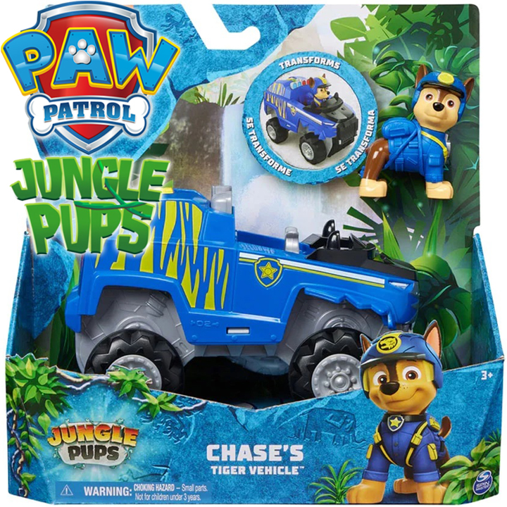 Paw Patrol - Jungle Pups: Marshall cu un vehicul