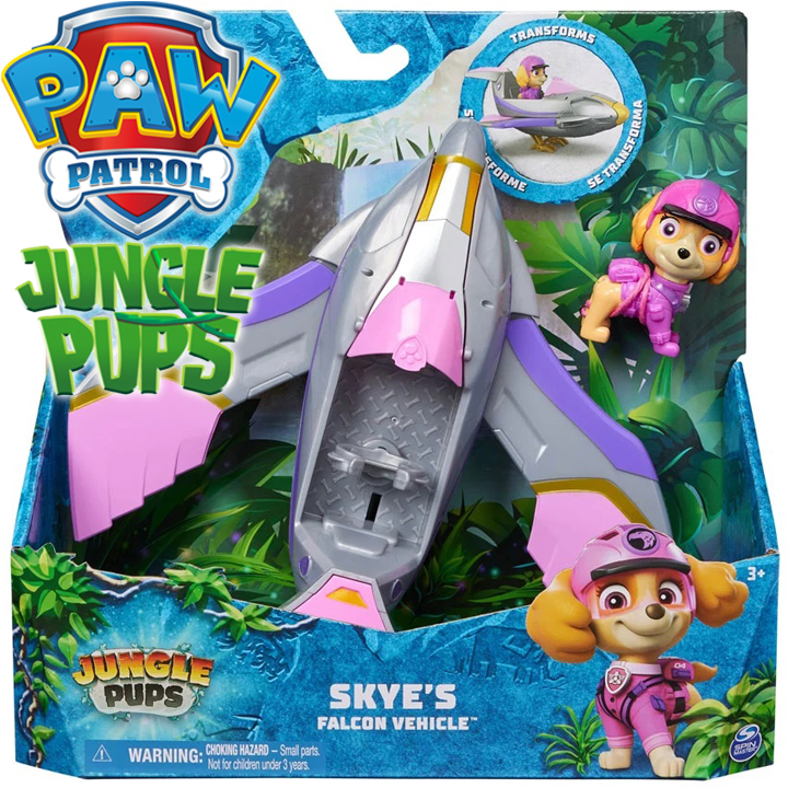 Paw Patrol - Jungle Pups: Marshall cu un vehicul