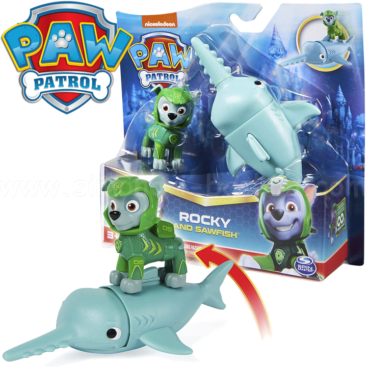 * 2023 Paw Patrol Aqua Pups  Rocky    ‎6066145