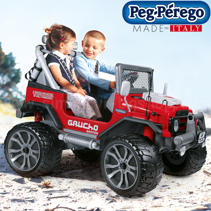 Peg Perego Jeep with a 12V Gaucho Grande battery