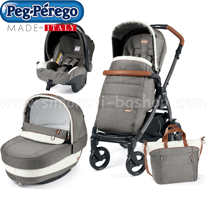 Peg Perego Бебешка количка 3в1 Book 51 Elite Modular Polo Peg Perego Бебешка количка 3в1 Book 51 Elite Modular Polo