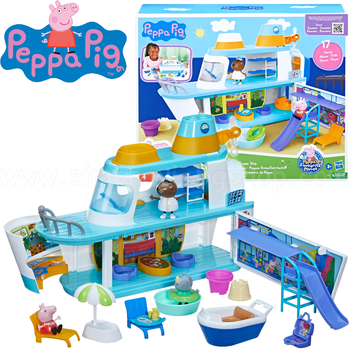 * Set de joacă Peppa Pig - Nava de croazieră F6284