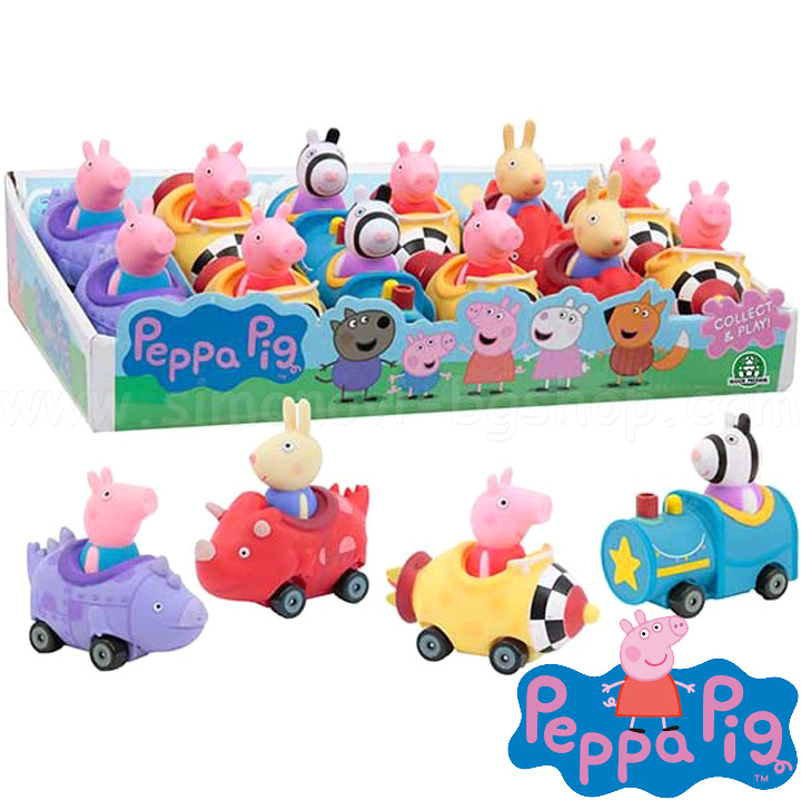Peppa Pig Фигуркa с кола Асортимент PPC24001 Giochi Preziosi Peppa Pig Фигуркa с кола Асортимент PPC24001 Giochi Preziosi