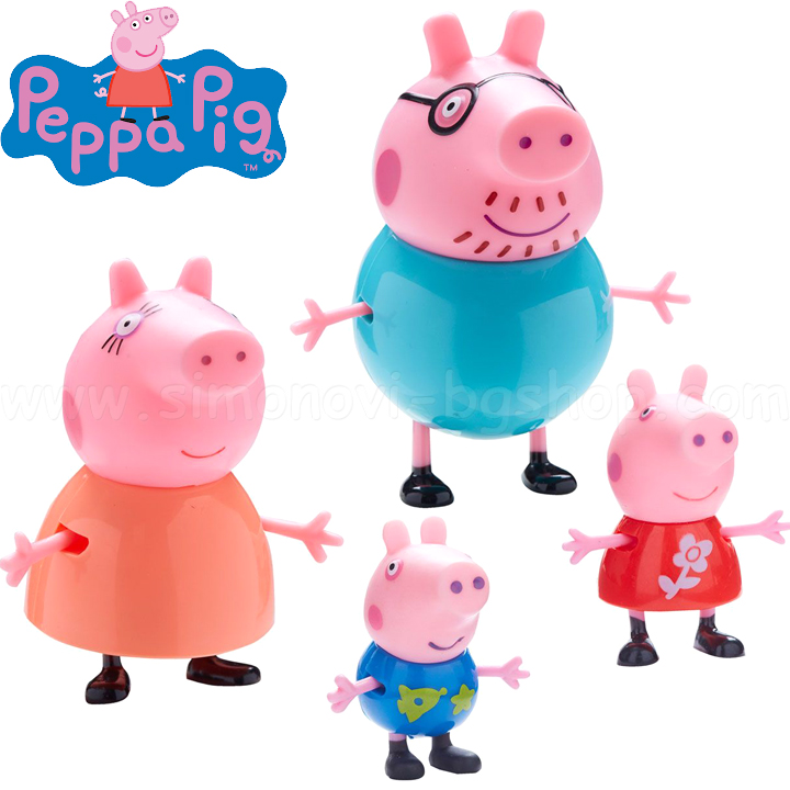 Peppa Pig Комплект 4бр. фигурки 6666 Peppa Pig Комплект 4бр. фигурки 6666