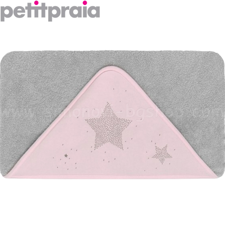 PetitPraia Бебешка хавлия 90x90 Pink Etoile E12343144 PetitPraia Бебешка хавлия 90x90 Pink Etoile E12343144