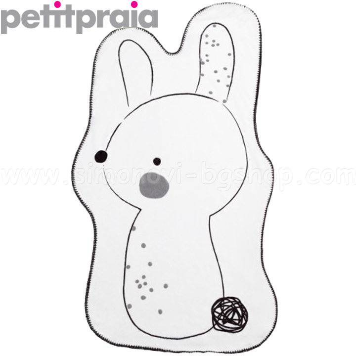 PetitPraia Бебешко одеяло 110x66 Snoops Gris E5033950 PetitPraia Бебешко одеяло 110x66 Snoops Gris E5033950