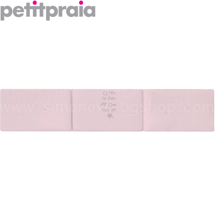 PetitPraia Обиколник за легло Pink Etoile E58343144 PetitPraia Обиколник за легло Pink Etoile E58343144