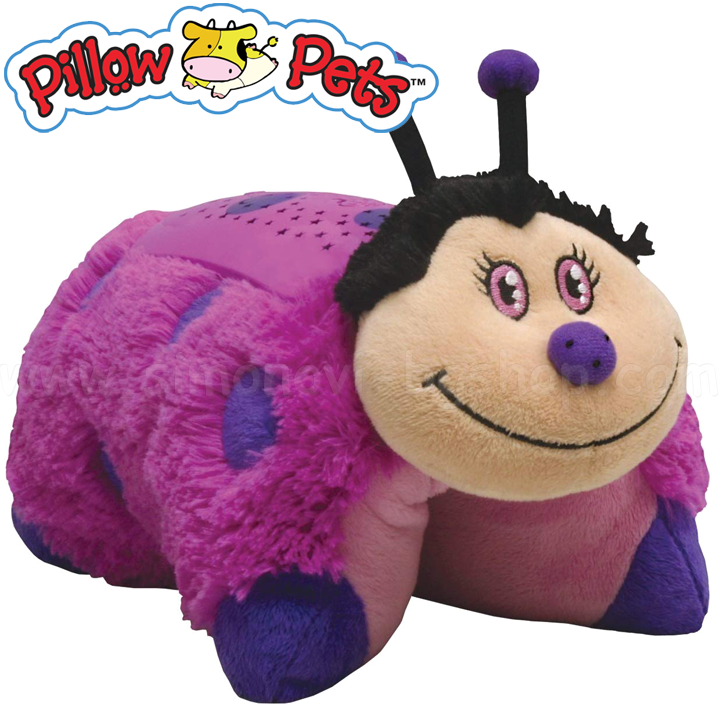 *Pillow Pets Нощна лампа Mini Dream Lites Розова Калинка *Pillow Pets Нощна лампа Mini Dream Lites Розова Калинка