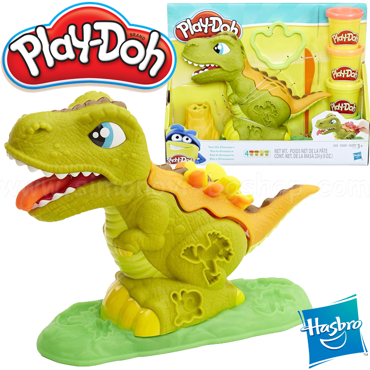 *Hasbro Play-Doh Комплект с пластилин Тиранозавър Рекс E1952 *Hasbro Play-Doh Комплект с пластилин Тиранозавър Рекс E1952
