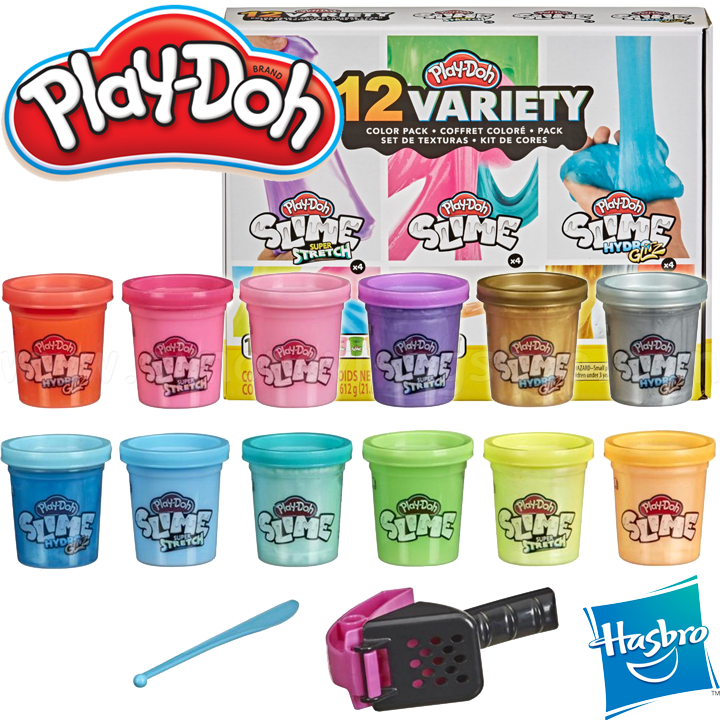 *Hasbro Playdoh   12  Slime E8998