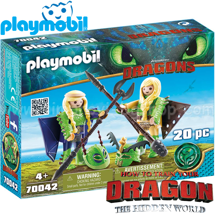 2019 Playmobil Dragons™ Raffnut and Taffnut 70042 2019 Playmobil Dragons™ Raffnut and Taffnut 70042