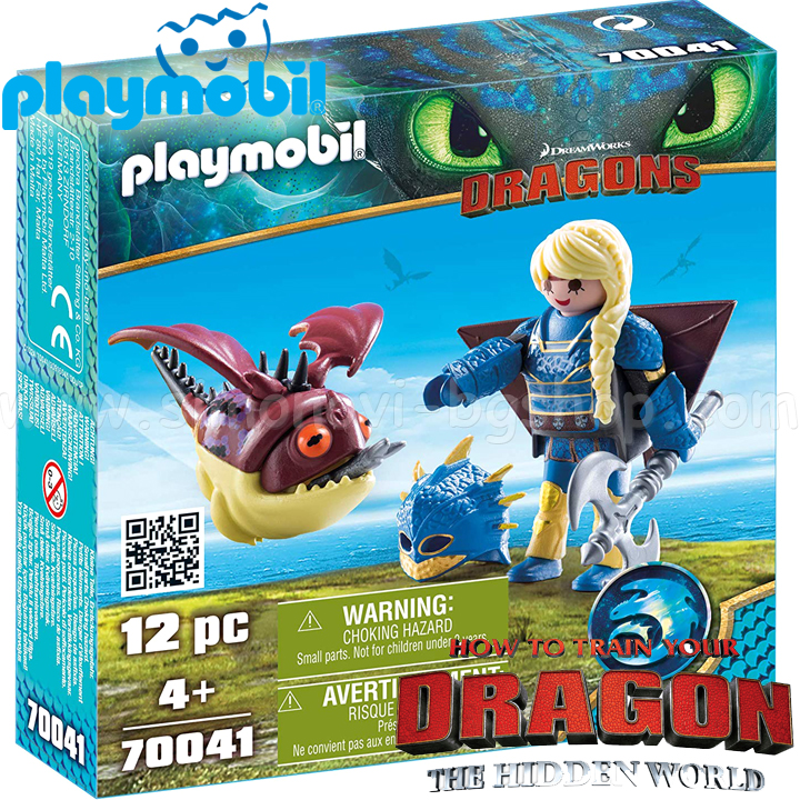2019 Playmobil Dragons™ Астрид и Хобгоблер 70041 2019 Playmobil Dragons™ Астрид и Хобгоблер 70041