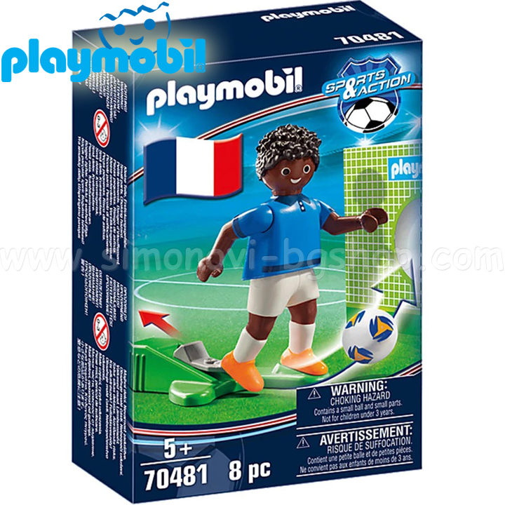 Playmobil® Sports & Action™ Национален играч Франция Б 70481 Playmobil® Sports & Action™ Национален играч Франция Б 70481