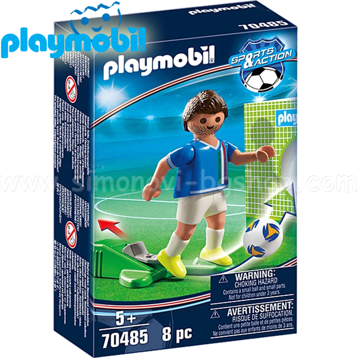 Playmobil® Sports & Action™ Национален играч Италия 70485 Playmobil® Sports & Action™ Национален играч Италия 70485