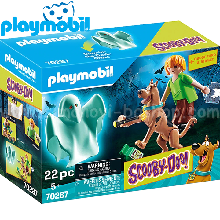 Playmobil Scooby-Doo Scooby and Steps with Ghost 70287