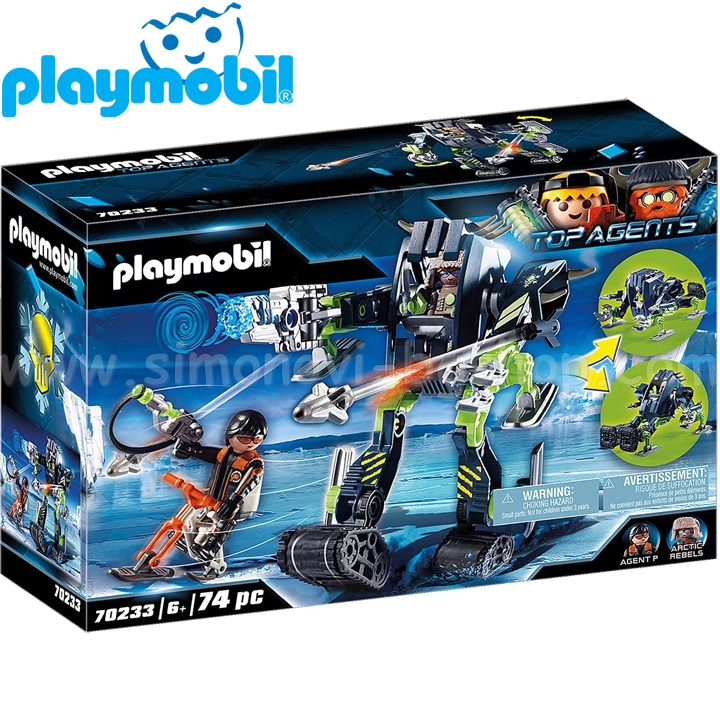 Playmobil Top Agents  :   70233